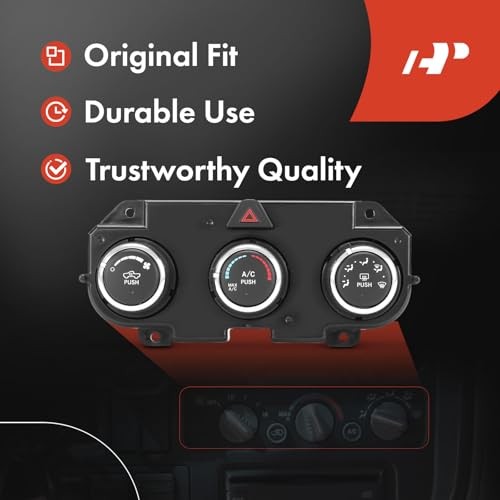 Heater Climate Control Panel Module Compatible with Ram Vehicles - 2016 2017