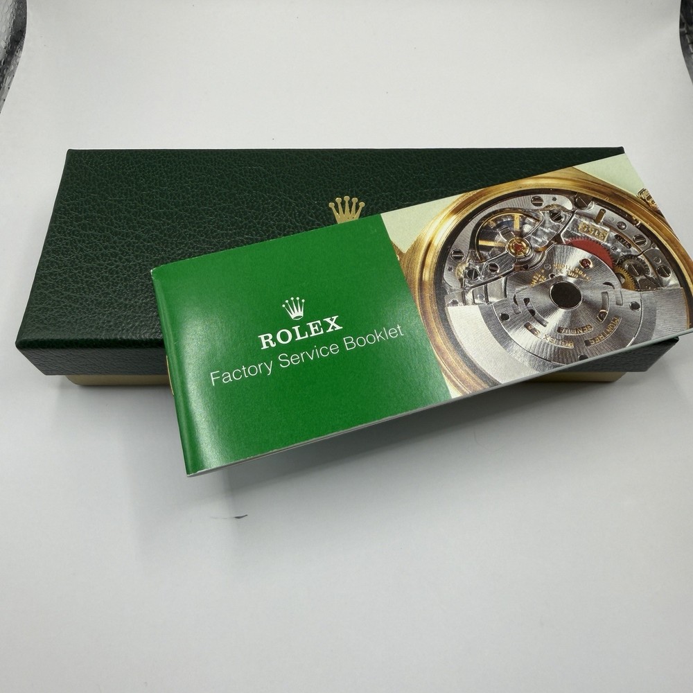 Rolex Vintage Service Box And Booklet