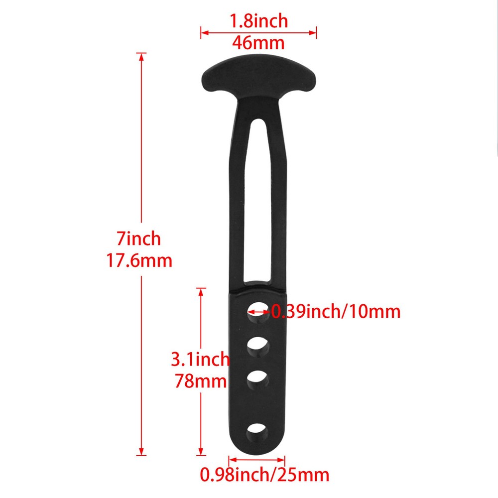 Boat Ladder Strap Black Rubber Boat Telescoping Ladder Strap With 4 Adjustable