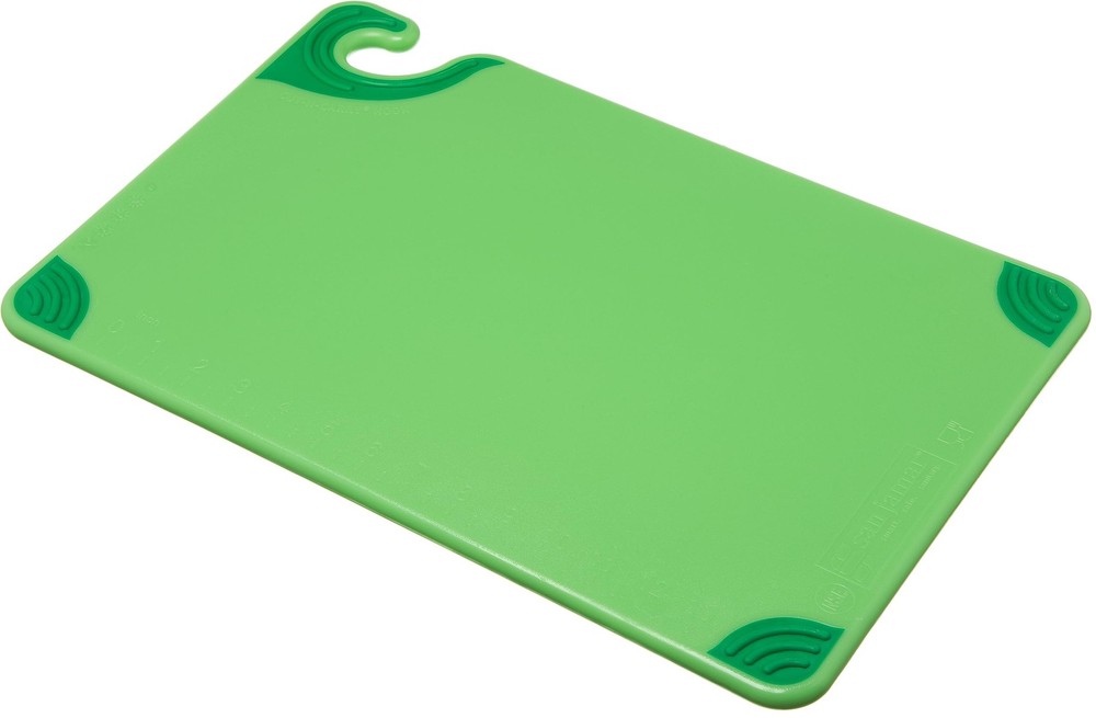 18x12 Green Saf T Grip Cutting Board Anti Slip Dishwasher Safe Food Prep Tool