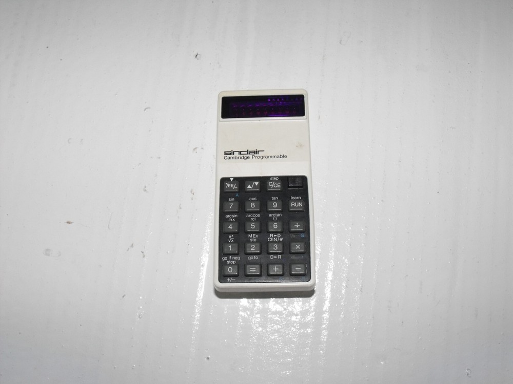 Sinclair Cambridge Programmable Calculator