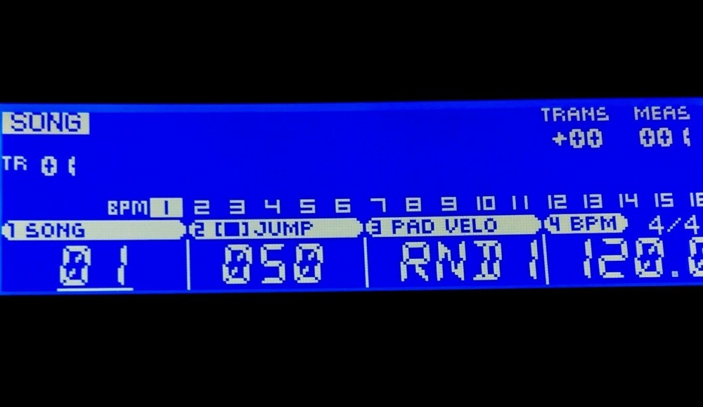 Yamaha RS7000 Custom LUX (Negative) LED Display !