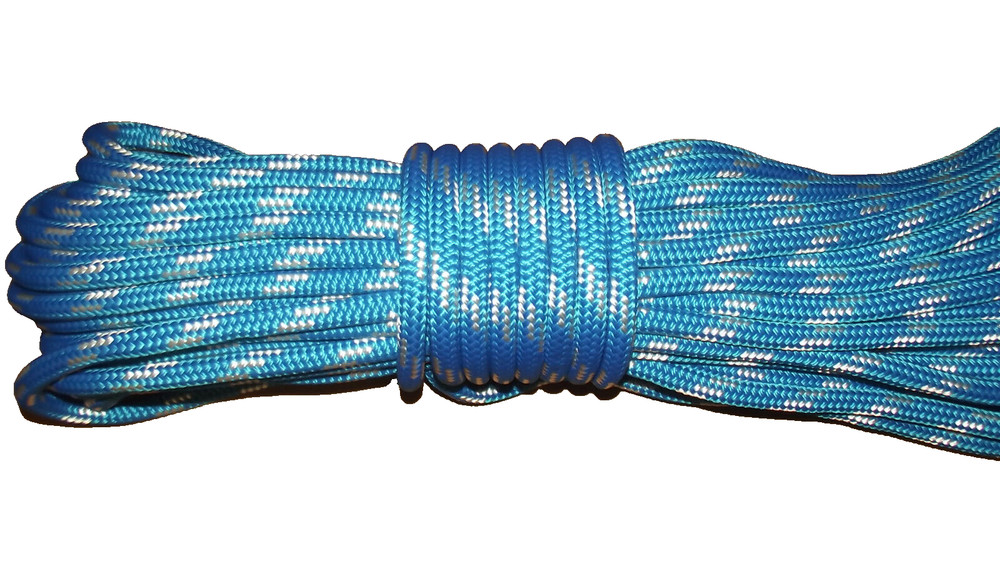 1/2" (12mm) x 125' Sail/Halyard Line, Double Braid Polyester, Sheets, Boat Rope