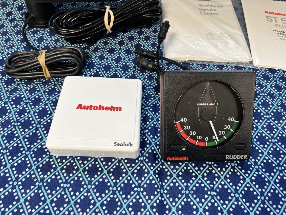 Autohelm ST50 Rudder Angle Indicator Display Reference Transducer Unit Raymarine