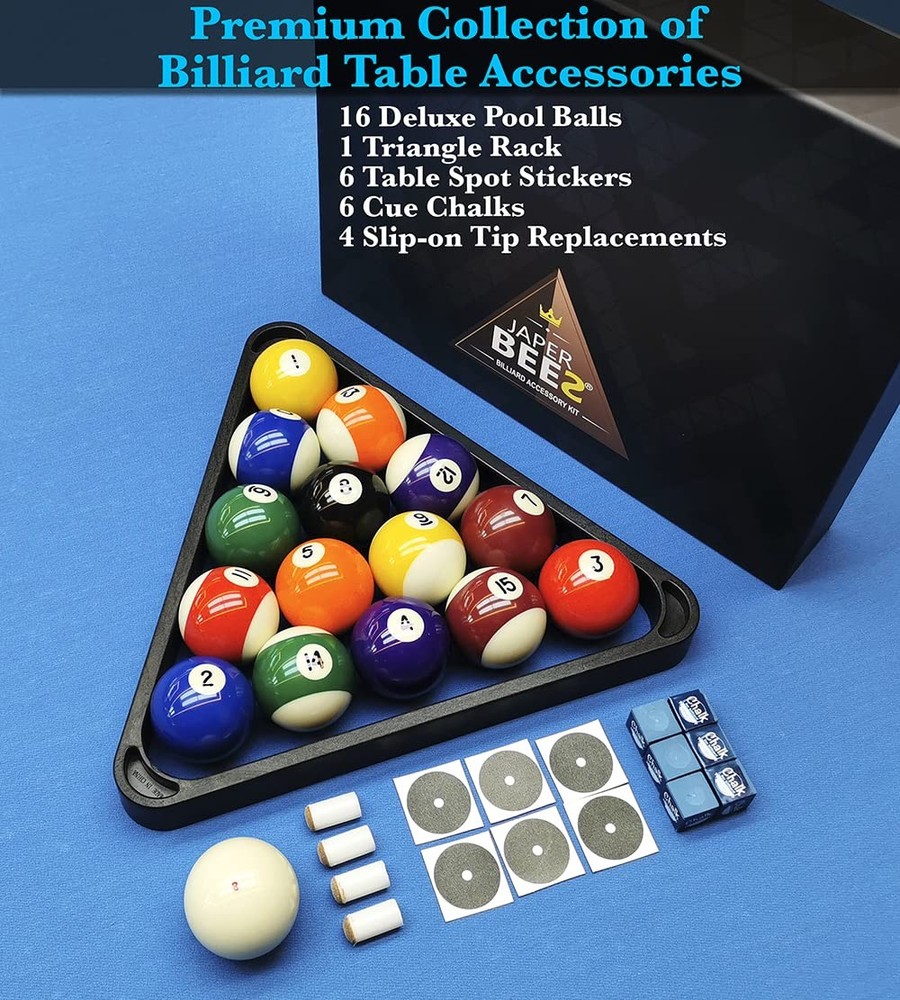 Regulation Billiard Set with Triangle