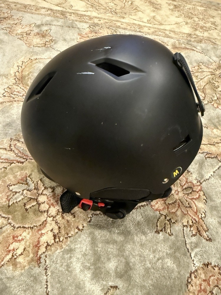 Black Ski Snowboard Helmet Medium