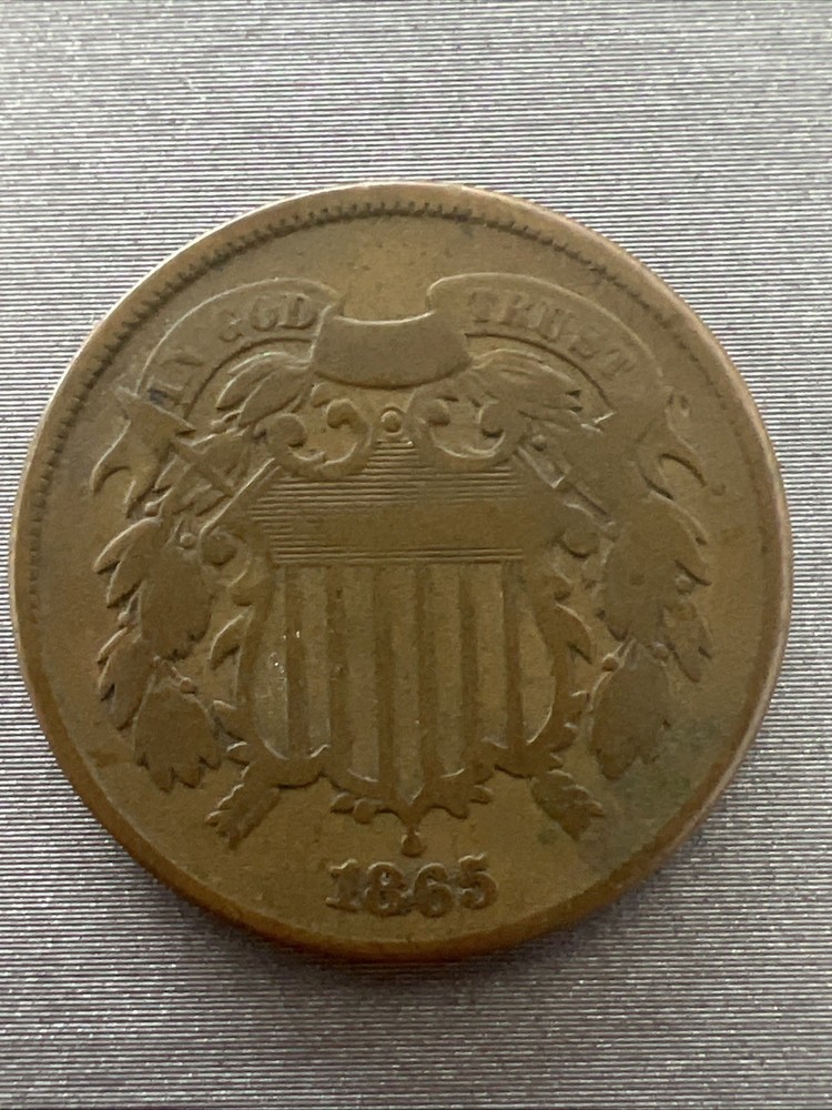 1865 Two Cent Piece #902