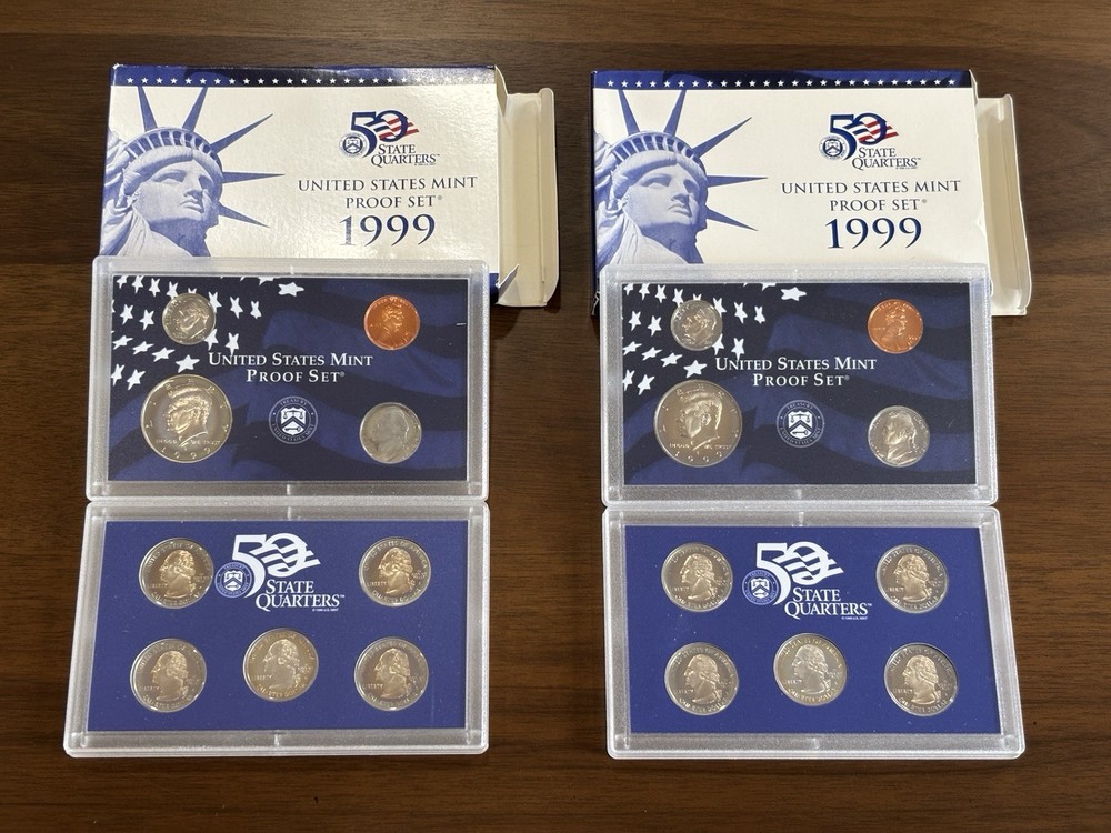 1999 Lot Of 2 US Proof Sets!