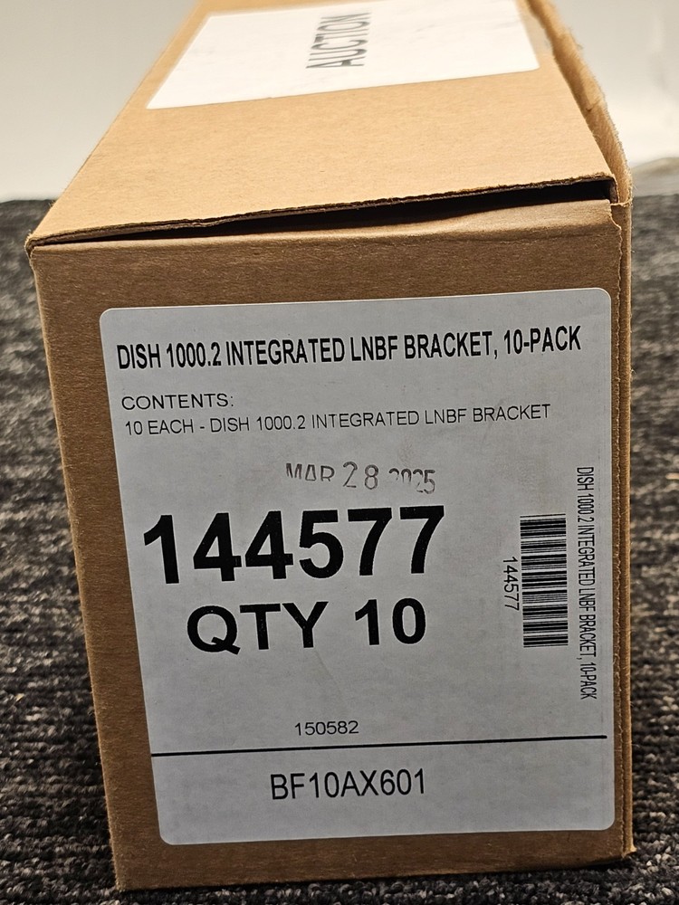 (QTY 10) Dish 1000.2 144577 Integrated LNBF Mounting Bracket Gray