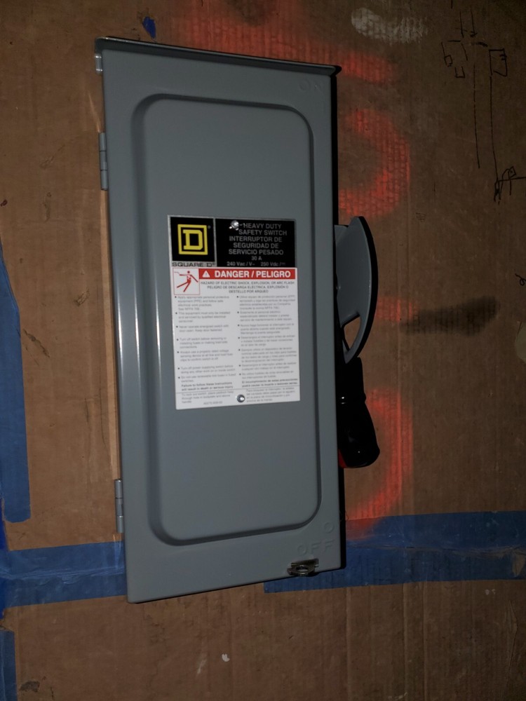 Square D - H221NRB - 30A Disconnect [4each]
