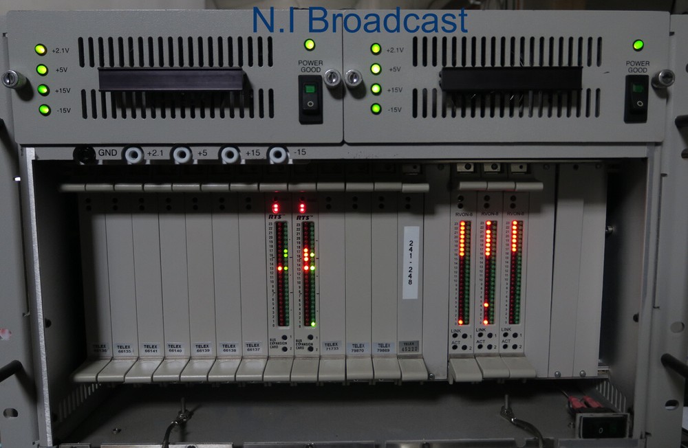 RTS telex adam intercom talkback mainframe wtih expansion options (ref 2)