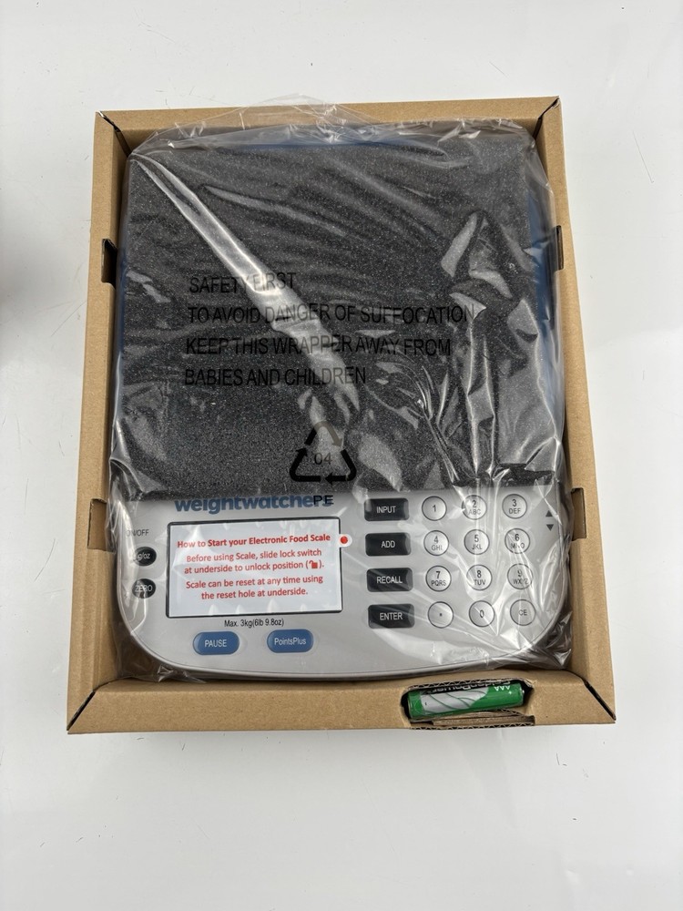 Weight Watchers Electronic Food Scale with Point Plus Values Database New