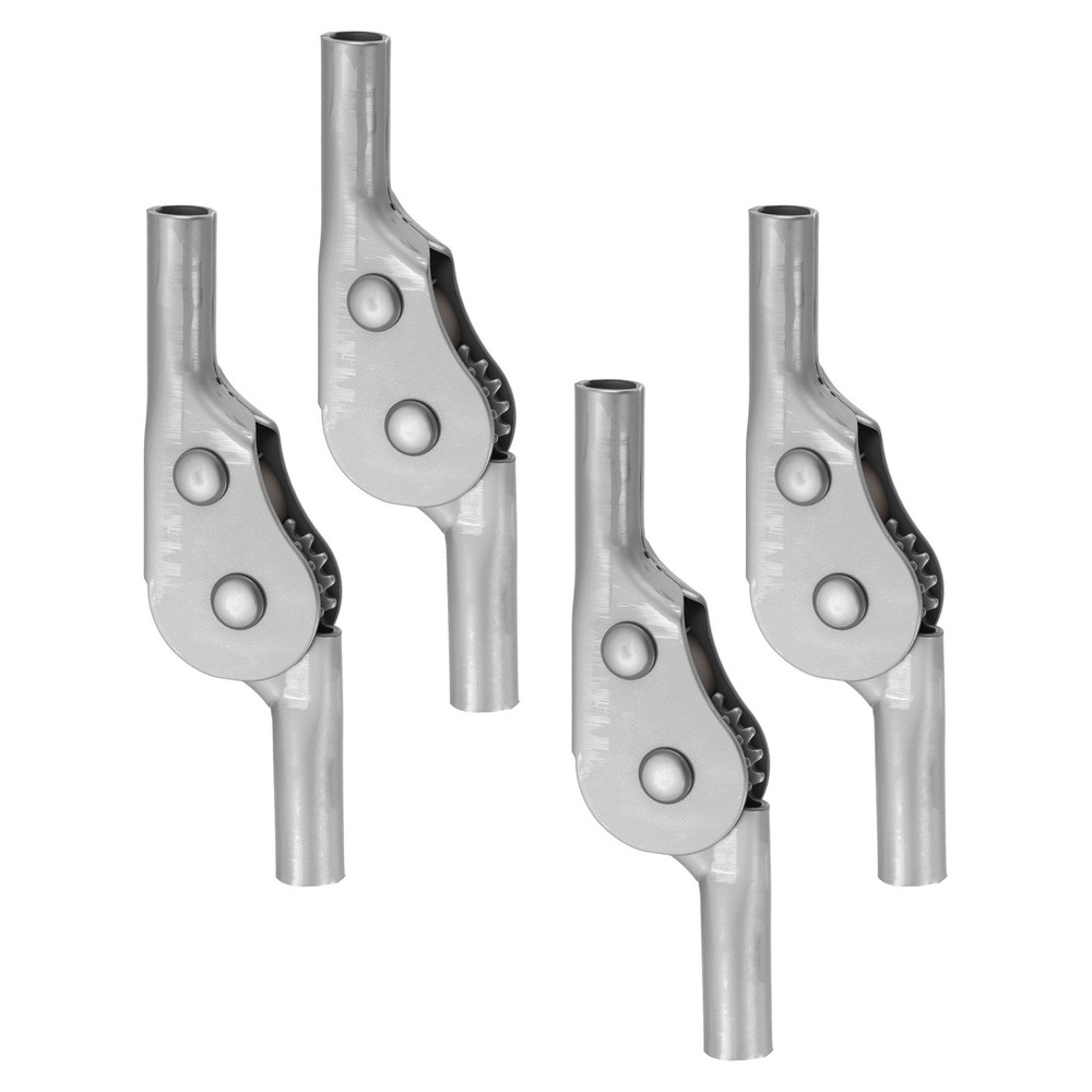 4Pcs Adjustable Sofa Hinge, 90 Degree Reverse 3 Gear Support Joint for Sofa