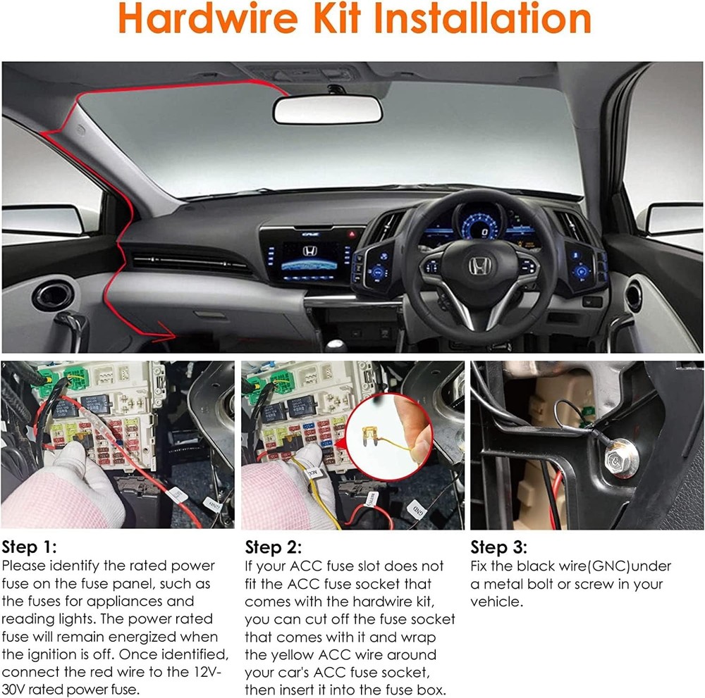 Dash Cam Hardwire Kit