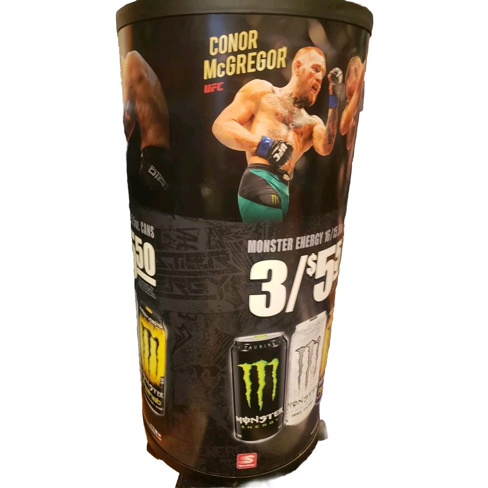 Conner McGregor/Monster  Rolling Ice Chest/Cooler with drain Plug.