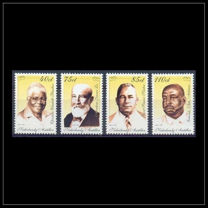 Netherlands - Dutch Antilles Issue 1998 (1221-1224) Famous Persons