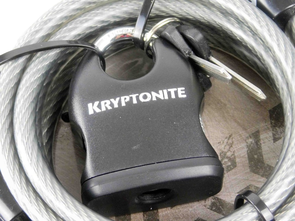 Kryptonite KryptoFlex 818 5 ft Cable and Padlock 2-pack