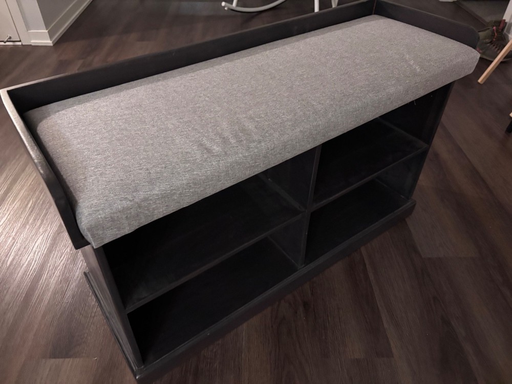 entryway bench with storage