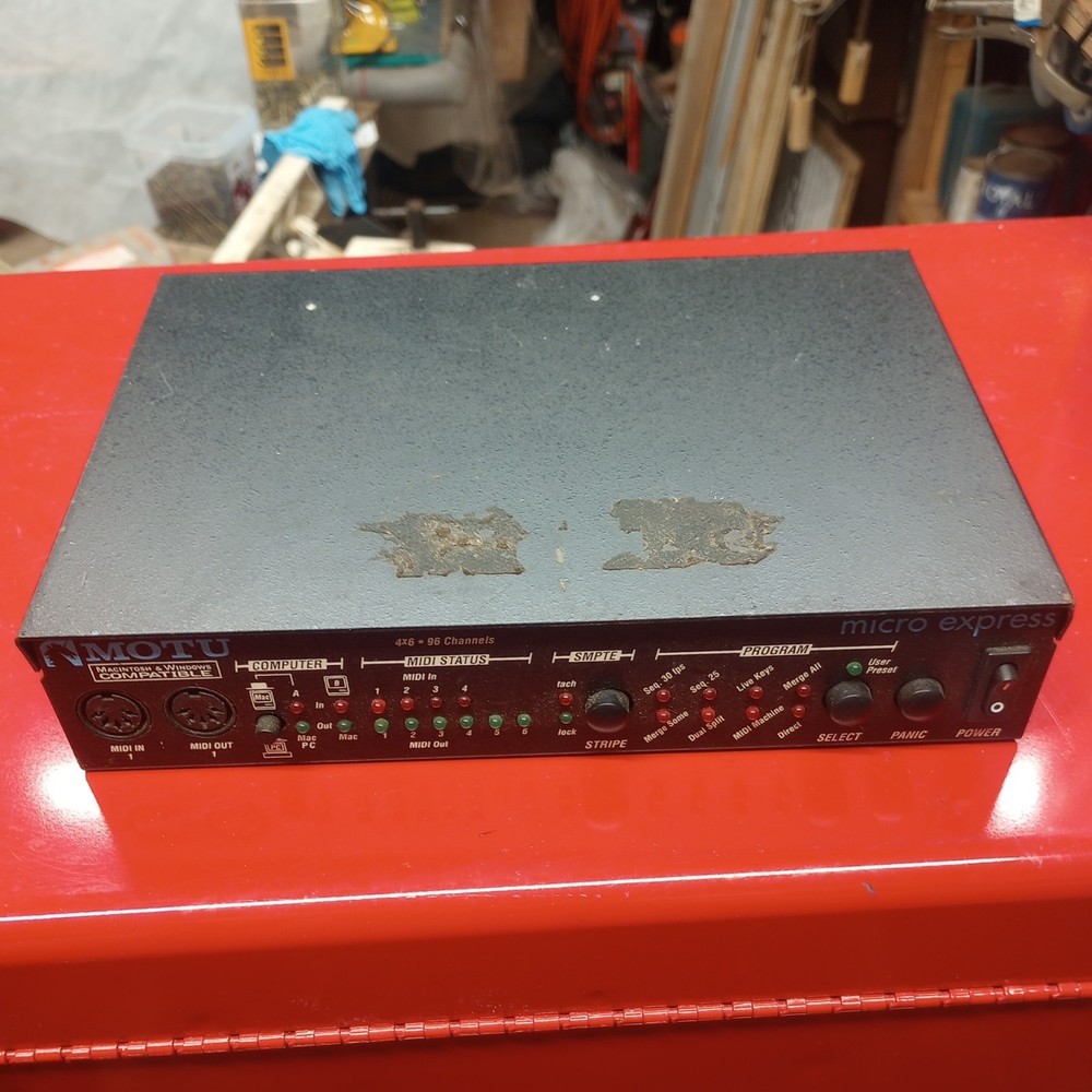 MOTU Micro Express MIDI Interface SMPTE - Microexpress