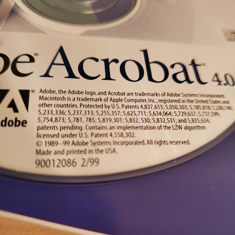 Adobe Acrobat 5.0 Macintosh Upgrade & Full Ver 4.0 Read Description