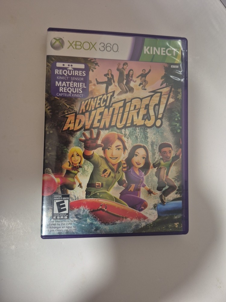 Microsoft Xbox 360 Kinect Sensor IN BOX Tested & Working W/ GAME (PLB18)