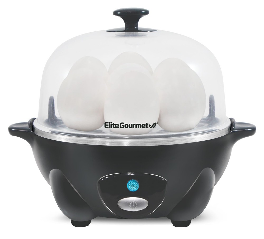 Rapid Egg Cooker set 7 Eggs Ash Grey Steamer kitchen tool kit