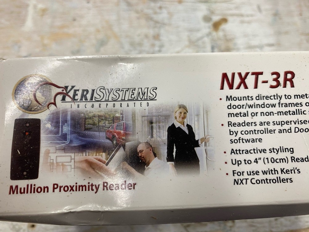 Keri Systems Nxt-3R Proximity Reader,Mullion Frame Mounted