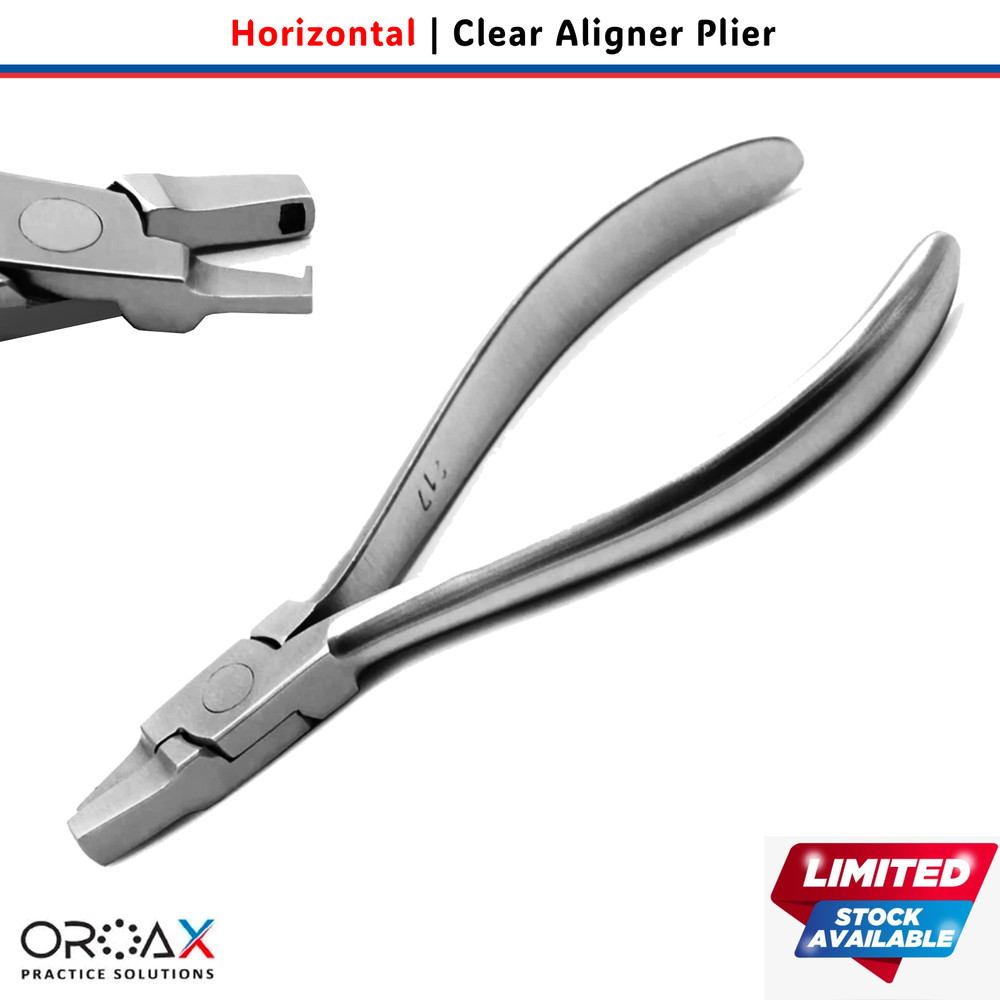OROAX™ Horizontal Notch Plier | Root Torque Control for Invisible Braces & Lab