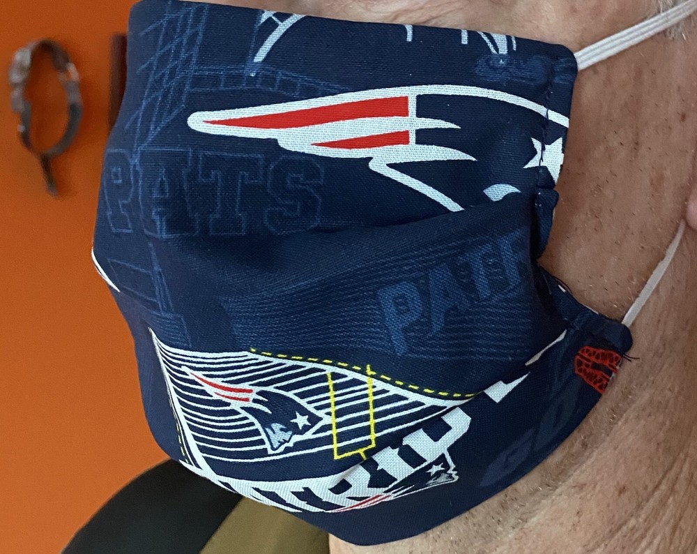 New England Patriots Face Mask