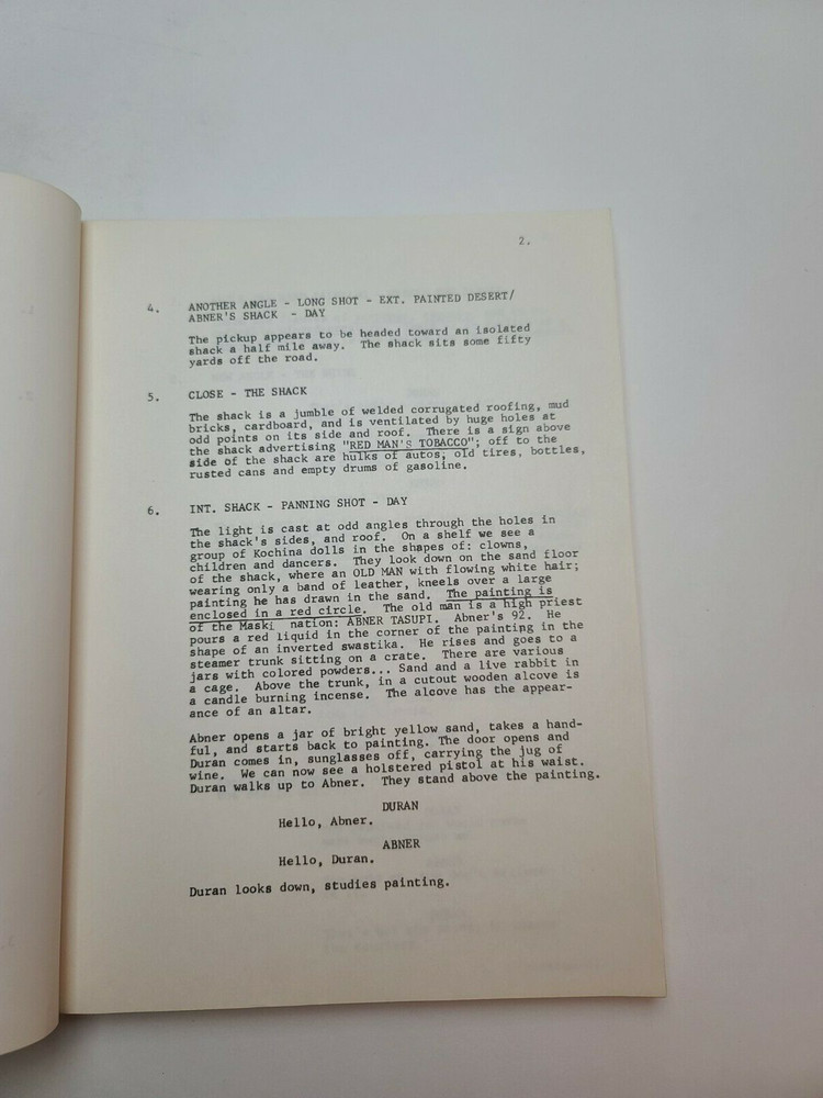 NIGHTWING / Steve Shagan 1978 Screenplay, Nick Mancuso killer bats plague Horror