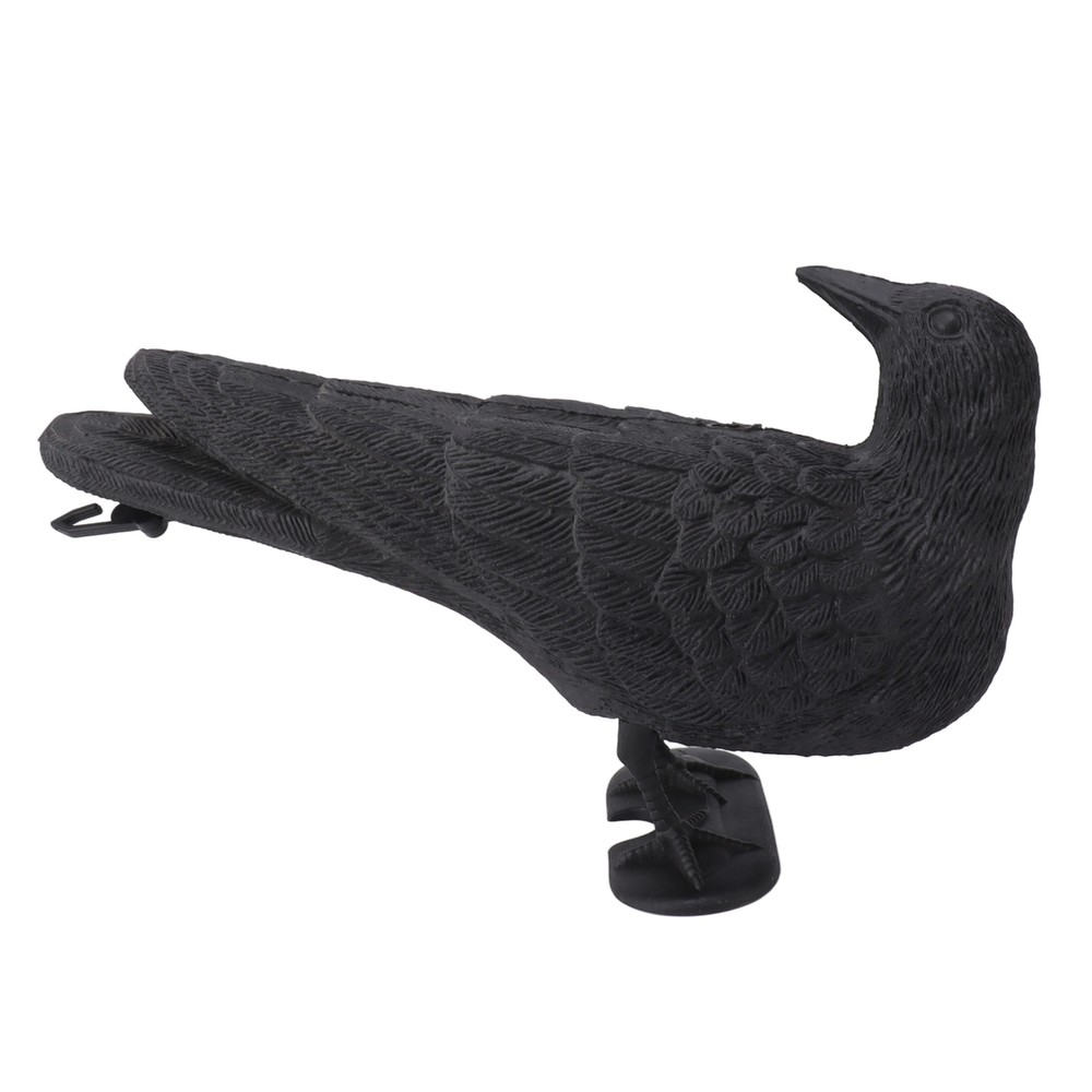 Crow Elbow Crow Statue Plastic Waterproof Crow Decoys For JY