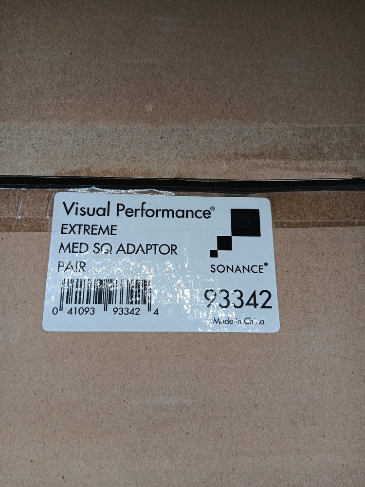 SONANCE 93342, Visual Performance-Extreme-Med Sq Adapter Pair