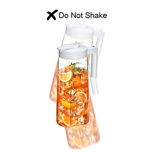 - Slim Mini - Tritan Pitcher (48 oz), Unbreakable Plastic Water Black, 1-Pack