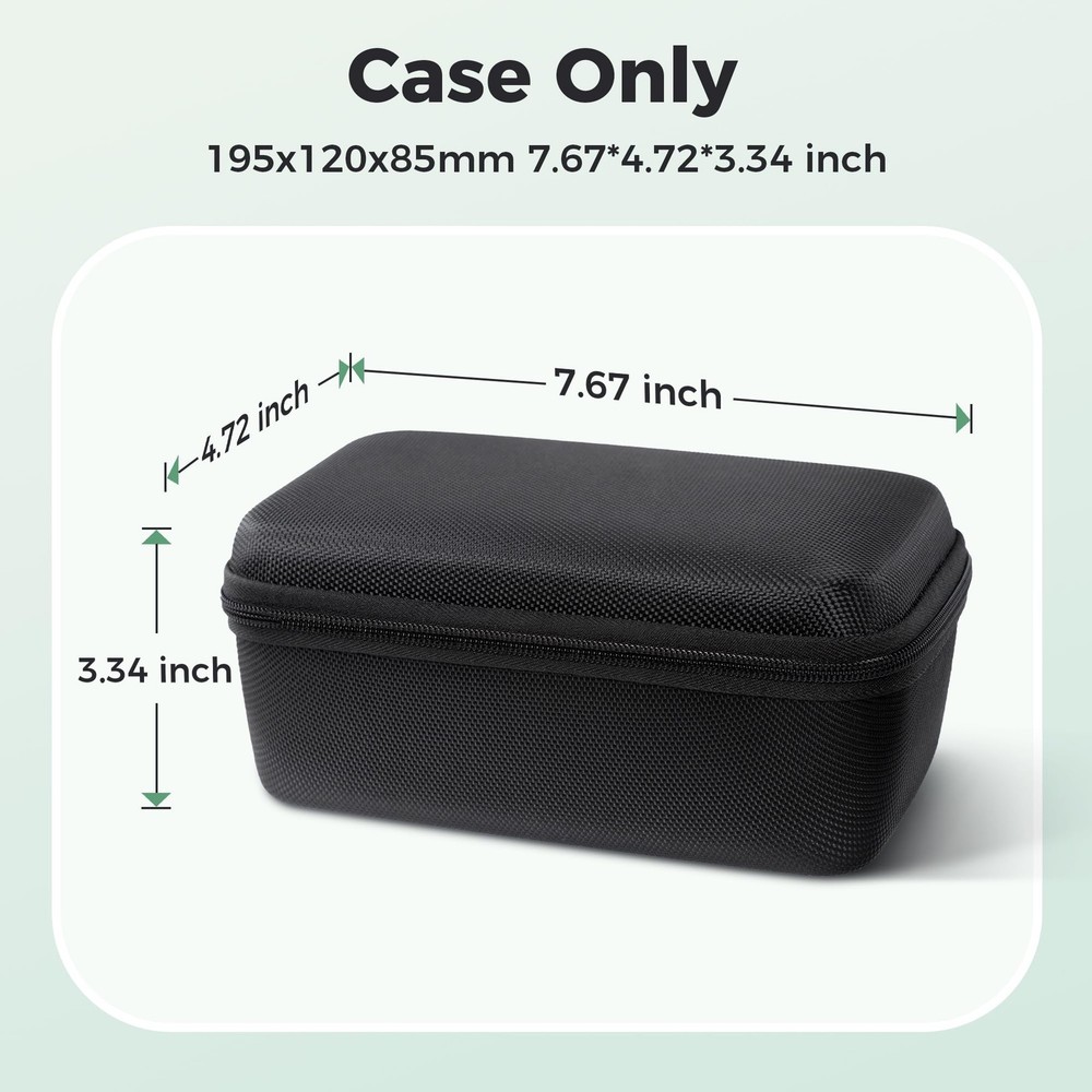 Genuine Case Compatible PM220 Label Maker, Portable Printer Storage Bag, Black