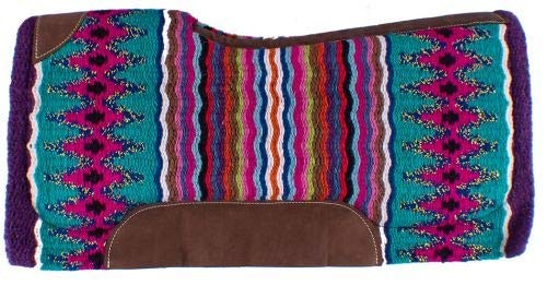 Showman 34" x 36" Multicolor Memory Felt Bottom Saddle Pad