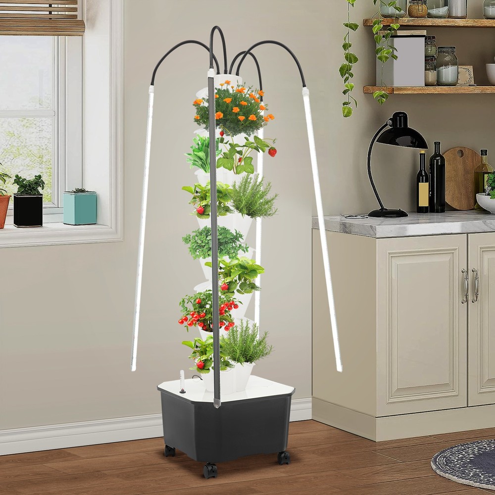 Growing Tower 40-Plant Hydroponic Outdoor Indoor Vertical Hydroponics System