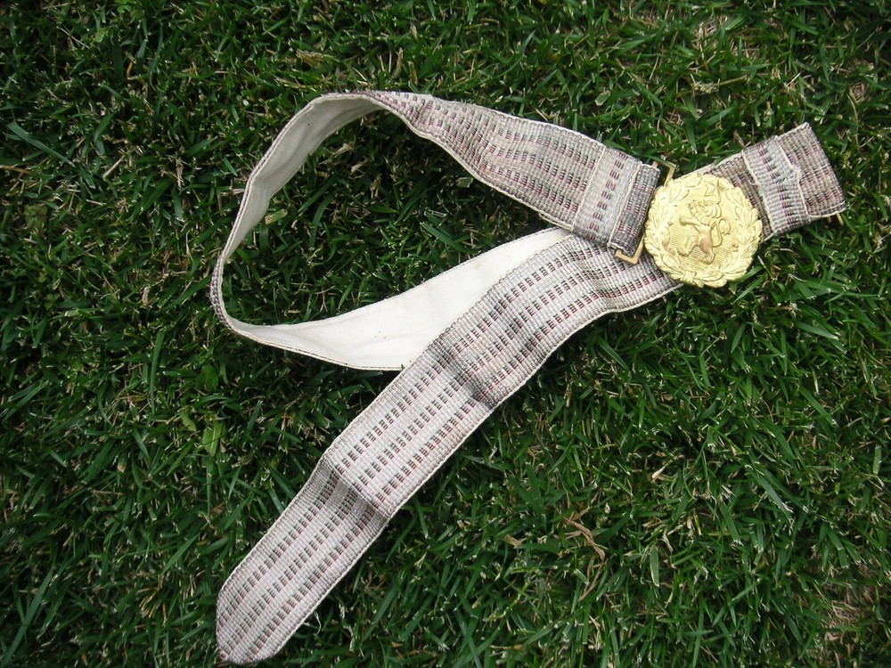 Officer's parade military belt