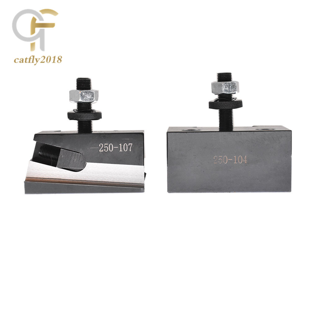 Quick Change Tool Post Holder Set AXA 250-100 Piston 6Pcs For Lathe 6 - 12"
