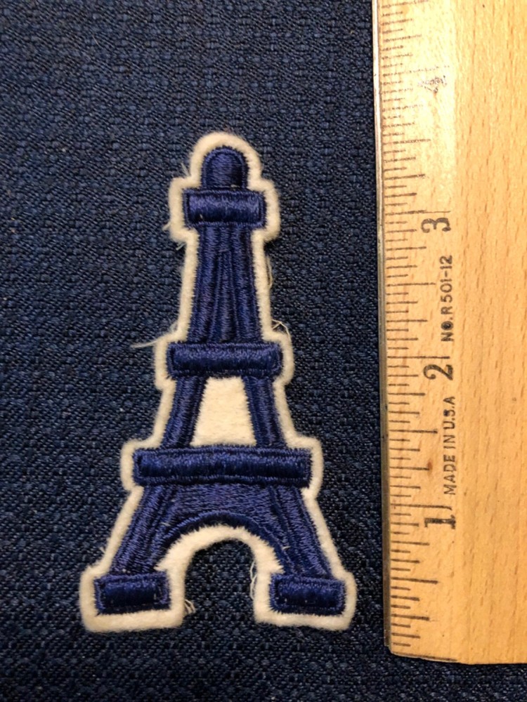 Eiffel Tower Paris France souvenir   vintage patch Nice!