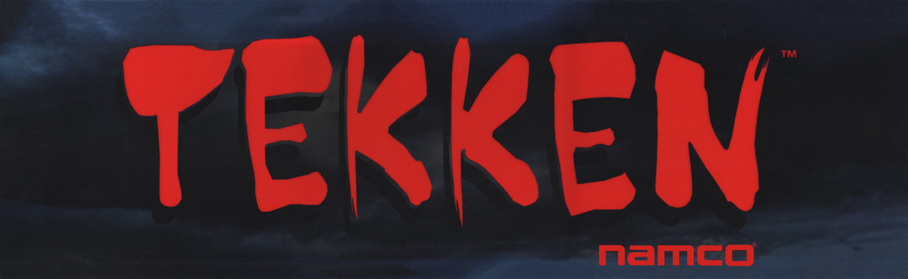 Tekken Arcade Marquee 26" x 8"