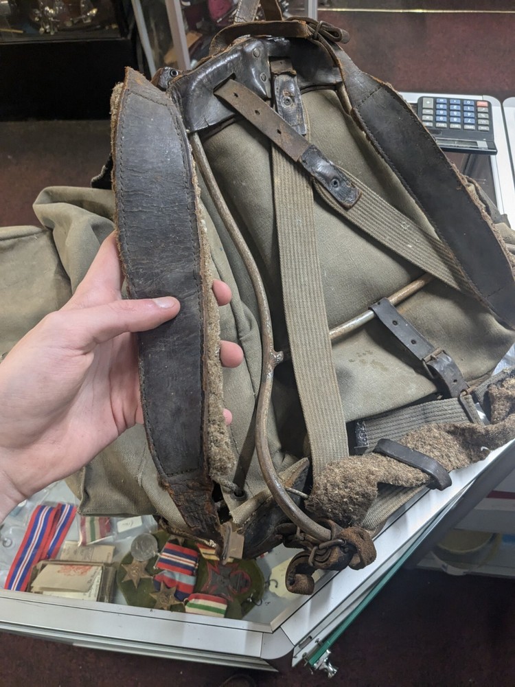 French 1950s Indochina War Large Canvas Rucksack