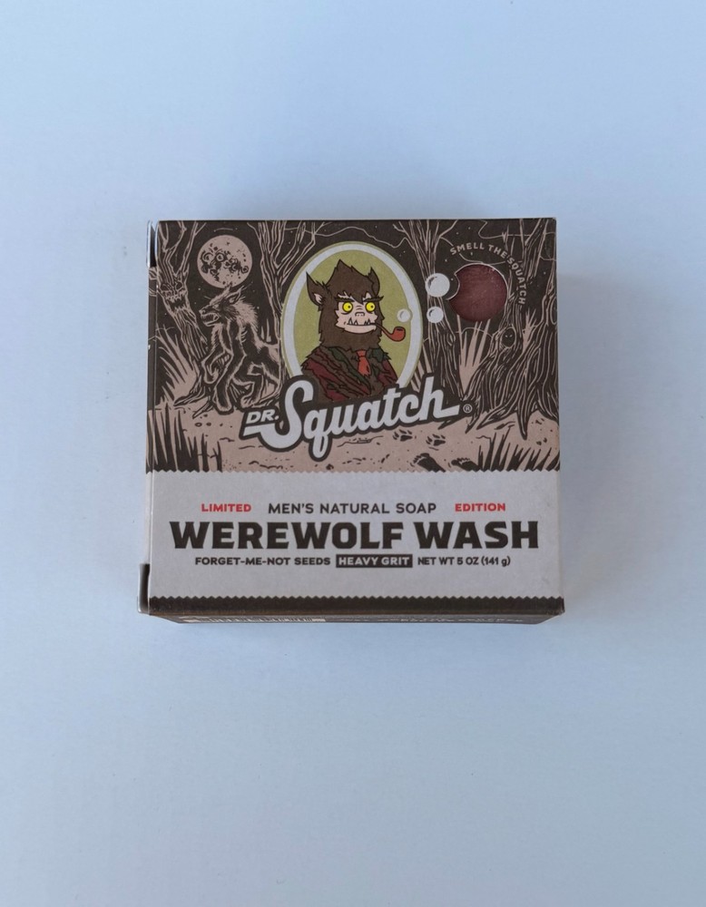 Dr. Squatch Heavy Grit Soap Bars 4 Pack NEW Mens Natural Bar Soap Bundle