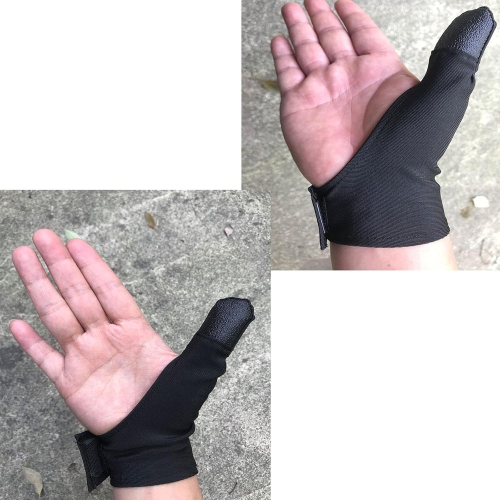 Bowling Thumb Saver - Protector Glove, Stabilizer for One Size, Black