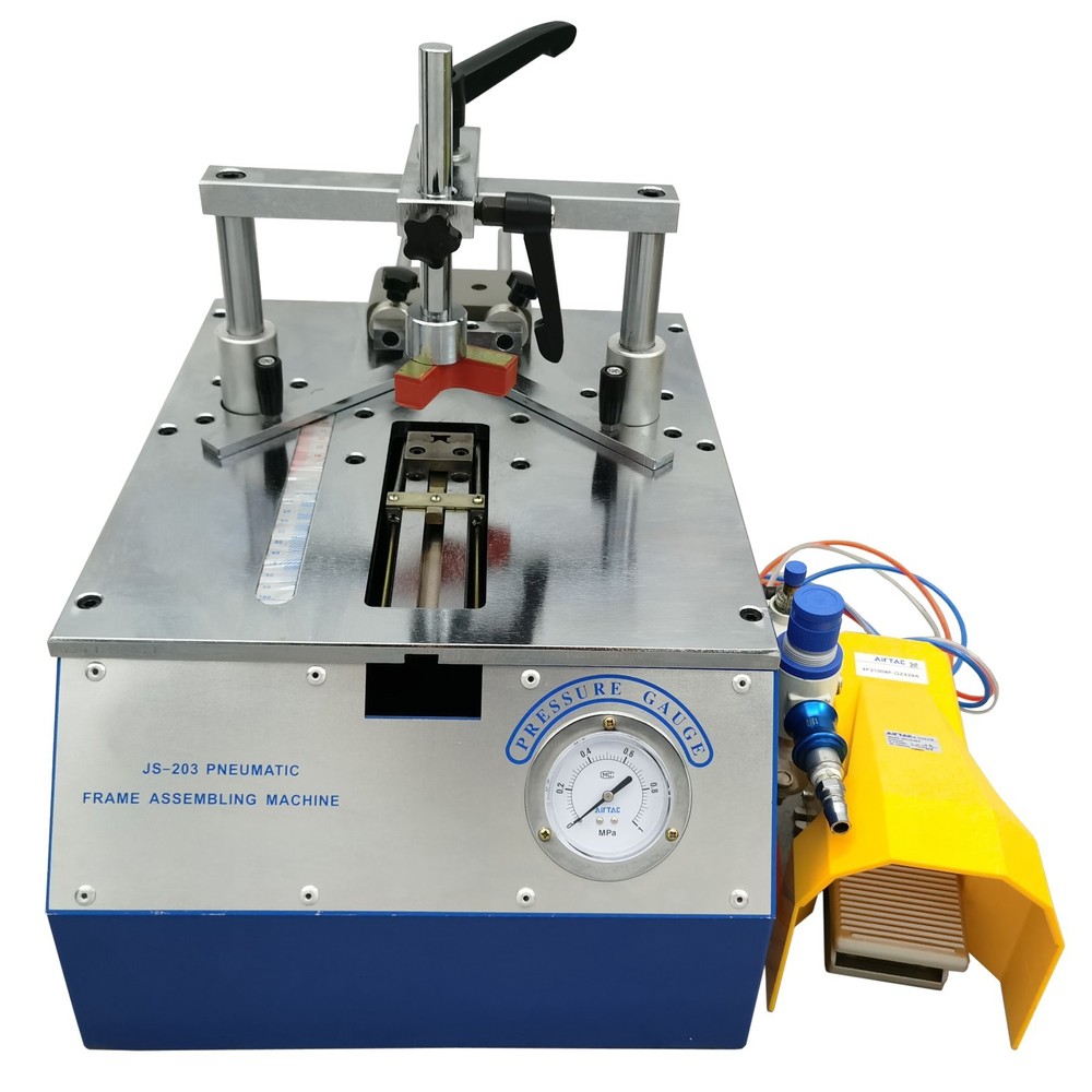Desktop Nail Angle Machine Pneumatic Nail Feeding for Photo Frame/Picture Frame