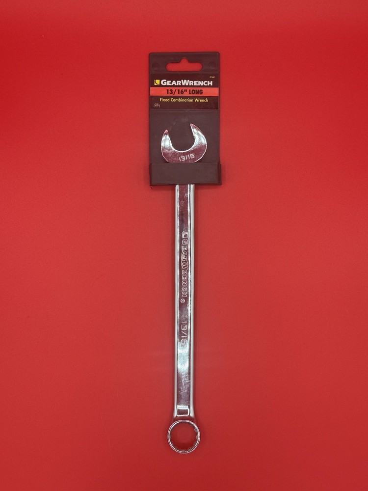 GearWrench 13/16-inch, 12-Point, Long-Pattern Combination Wrench. N.O.S