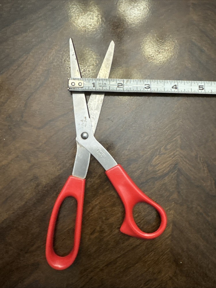 Vintage Comfortable High-Performance 8 Inch Red Scissors
