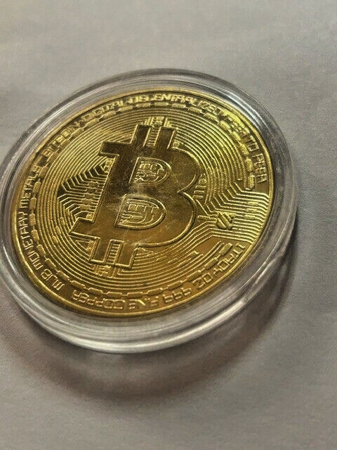 Bitcoin (gold Platted) Coin