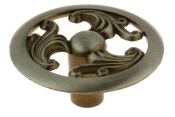 1-1/2" Mediterranean Knob Swedish Iron