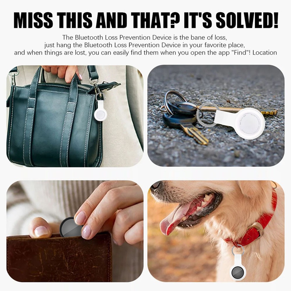 2 Pcs Smart Anti-Lost Gps Bluetooth Tracking for Keys/kids ios & Android Support