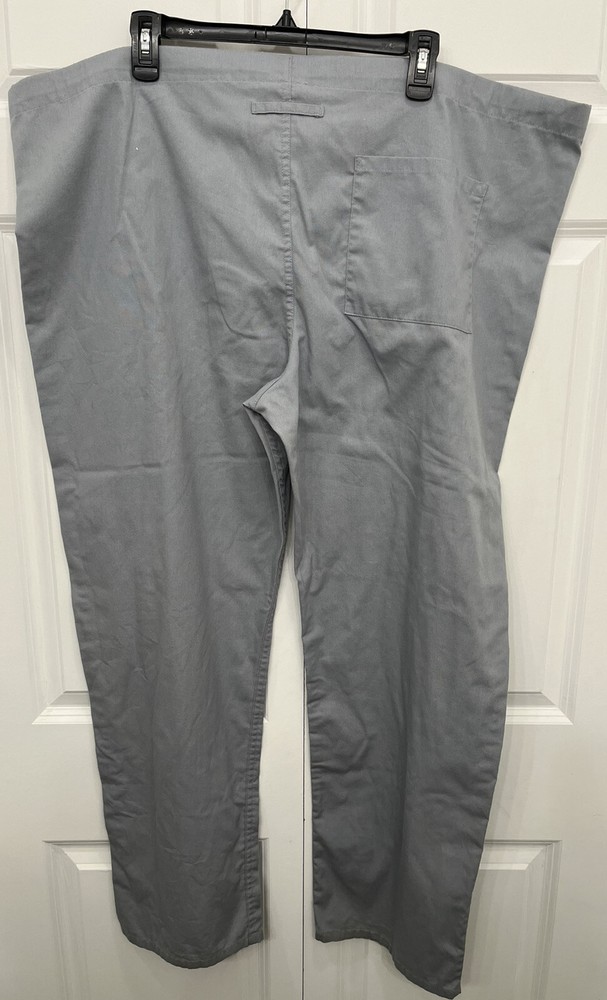 Chicago Cubs Scrub Set Shirt And Drawstring Pants Gray Size Large